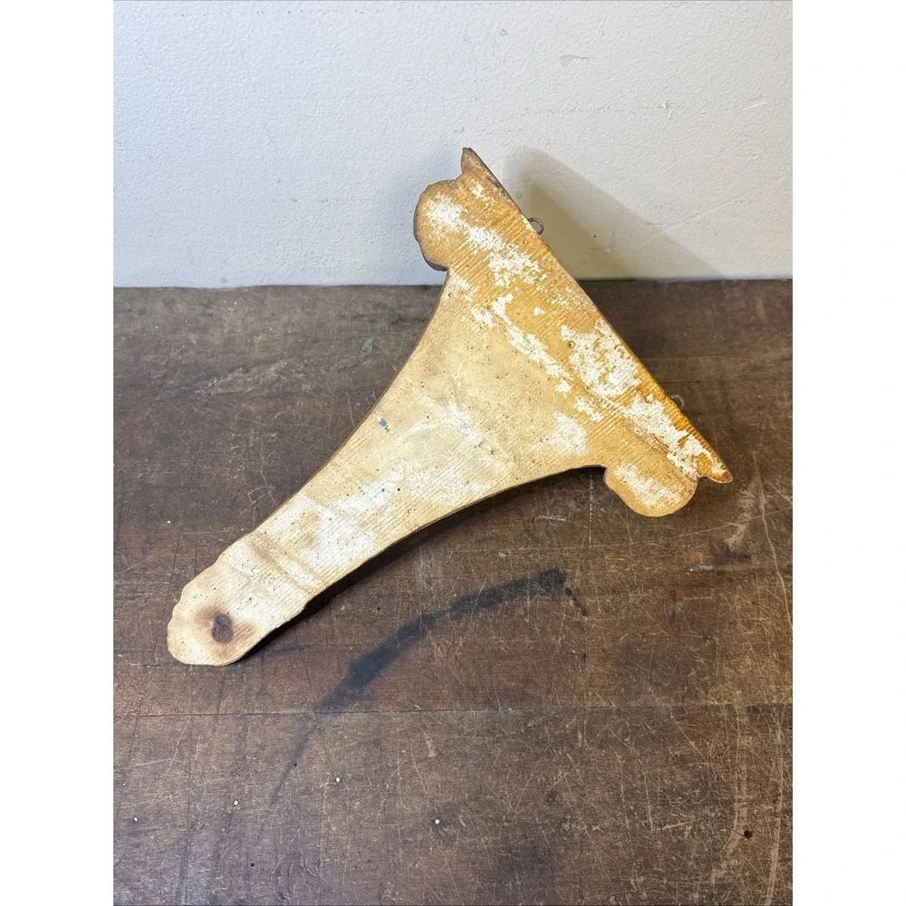 Vtg Italian Gold Plaster Wall Brackets/Shelf Brackets /Wall Corbels/ Sconce READ